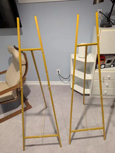 2 Gold Easel Stands for Sign, View more
