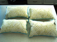 NEW Patio pillows - set of 4  12 in. x 18 in.