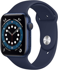 Like New Apple Watch Series 6 GPS 44mm - Blue Aluminum Applecare