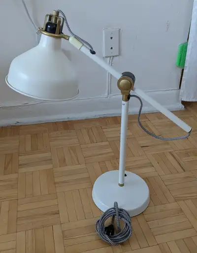 IKEA RANARP Adjustable, Flexible, Rotating Work Lamp Metal Desk, View more