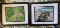 Two Beautiful Scenic Framed Photos