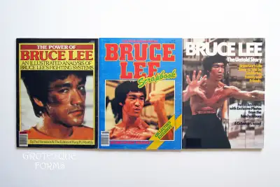 The Power of Bruce Lee - Lot de 3 livres Kung Fu Monthly (1979), View more