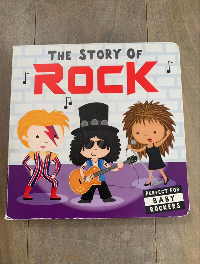 The Story of Rock board book for baby toddler  in Children & Young Adult in Owen Sound