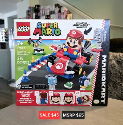 Lego Interactive LEGO Mario & Standard Kart [SALE], View more