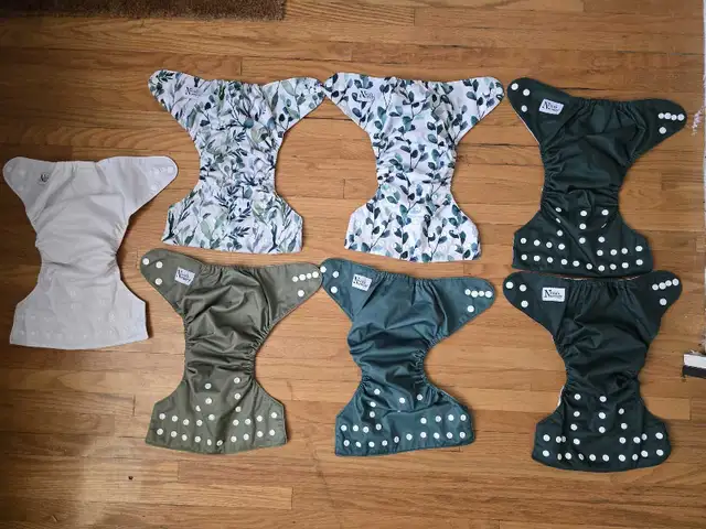 Nora's Nursery All in One Cloth Diapers Starter Set in Bathing & Changing in Edmonton - Image 3
