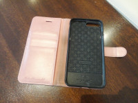 Ladies Pink Tucci iPhone 8 Plus Cell Phone Case ID Card Holder