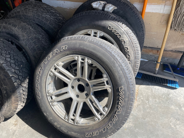 Aluminum 20” rims and 275/60R20 tires  in Cars & Trucks in Red Deer - Image 3
