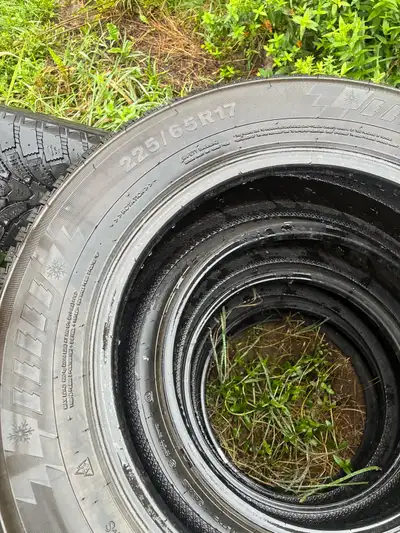 Selling 4 good winter tires, 2 have studs 2 do not good for another winter atleast