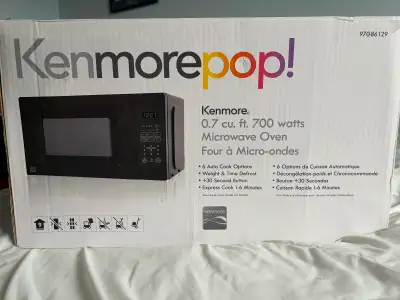 Selling a 0.7 cu ft Kenmore Microwave Like new condition, barely used as was in a dorm room. Asking...