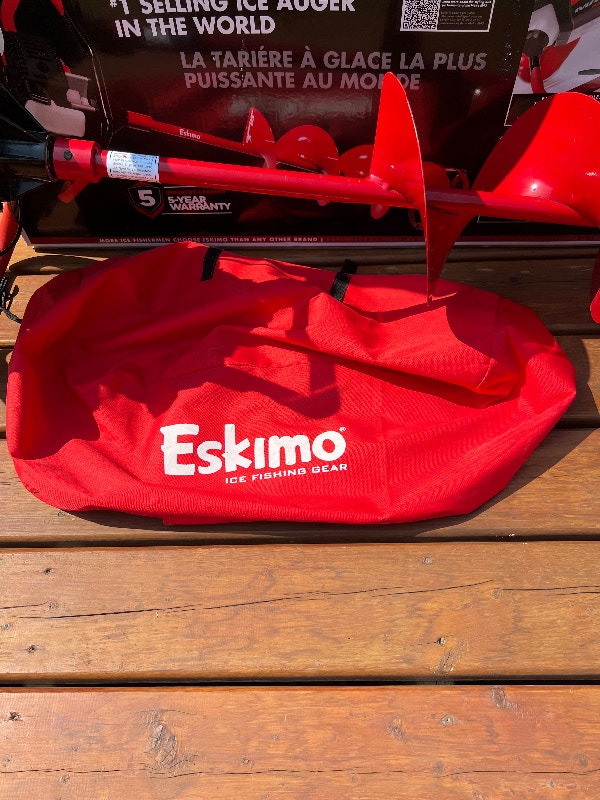 Eskimo mako 43cc 10 inch ice auger Fishing, Camping & Outdoors