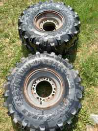 4 Polaris ATV tires and rims