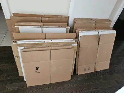Shipping, Moving, Storage Cardboard Boxes, Small size $0.75 each, View more