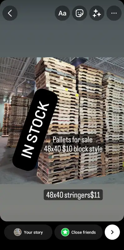 Pallets in stock today 391 Attwell drive near pearson / woodbine in Other in Mississauga / Peel Region - Image 8