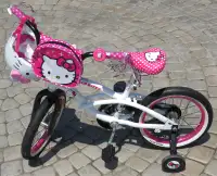 Hello Kitty Bicycle with Hello Kitty 3D Helmet