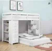 Twin over full bunk bed