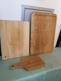 Set of 3-Vintage 90s Wood Chopping Boards