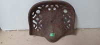 Cast iron tractor seat 