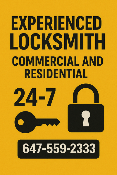 LOCKSMITH SERVICE 24/7 Markham || Richmond Hill ||647-559-2333, View more