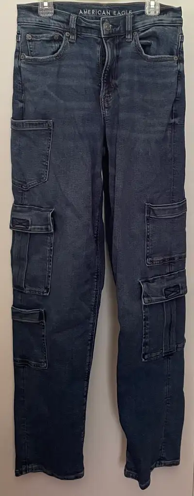American Eagle size 2 Long Cargo jeans, View more