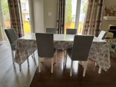 dining table and chairs, View more