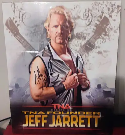 Jeff Jarrett signed TNA wrestling poster 16" x 20"Poster, View more