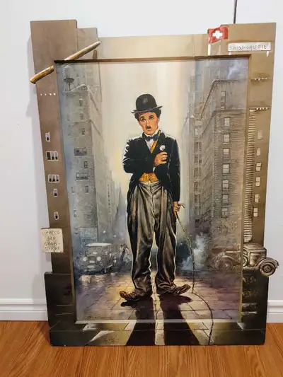 Charlie Chaplin toile, View more