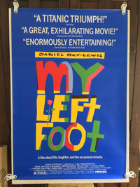 “My Left Foot” (1989) Original Movie Poster