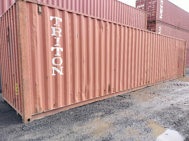 40ft Used Shipping Container / Conteneur d'Ocassion 40 pieds dans Conteneurs d’entreposage  à Ville de Montréal - Image 2