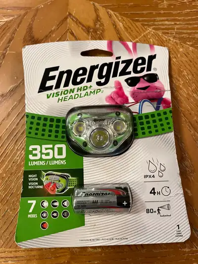 Energizer Camping Headlamp NEW, View more