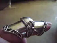 STERLING SILVER FINGER ARMOUR FOR THAT UNIQUE LOOK