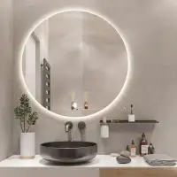 Modern & Contemporary Lighted Fog Free Bathroom / Vanity Mirror