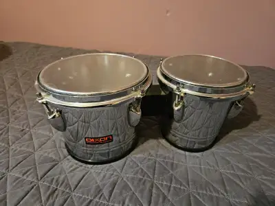 Bongo Drums - Silver, View more
