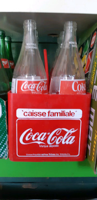 Caisse de plastique coke,articles vintage coke,bouteilles coke

