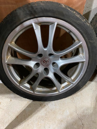 Porsche Cayenne genuine 21” wheels with winter tires
