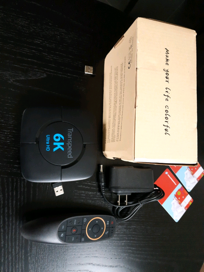 Android Smart TV box 6k voice controlled remote, View more
