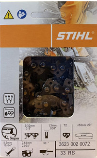 Stihl 3/8" 33 RS chain 72 DL