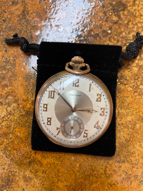 1930s Waltham PocketWatch for sale rare time piece Arts