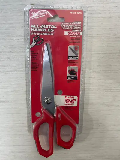 Milwaukee Tool Jobsite Straight Scissors, View more