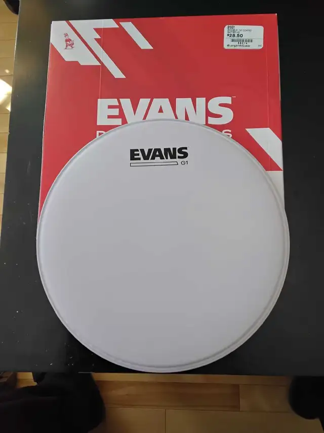 Evans Drumheads 10" 12"13"14"16'22"×2 in Drums & Percussion in Gatineau - Image 9