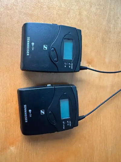 Sennheiser G4 bodypack Rx and Tx, View more