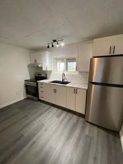 1 Bedroom in basement! Available for May 1. Bright, spacious and newly renovated 1 Bedroom apartment...