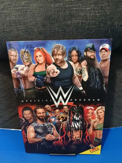 2016 WWE Wrestling live event program book ex, View more
