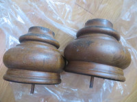 2 Outdoor  fence posts decoration, $8