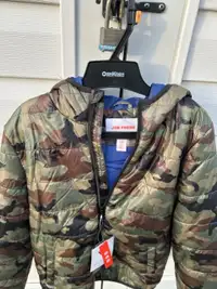 Boy Camo Puffer Jacket (Size 11-12) Brand New