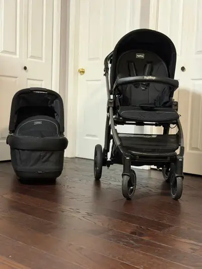 Peg Perego Stroller+Bassinet (barely used), View more