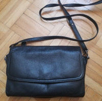 Genuine Leather Cross Body or Over Shoulder Purse/Bag, 8.5"x5.5"
