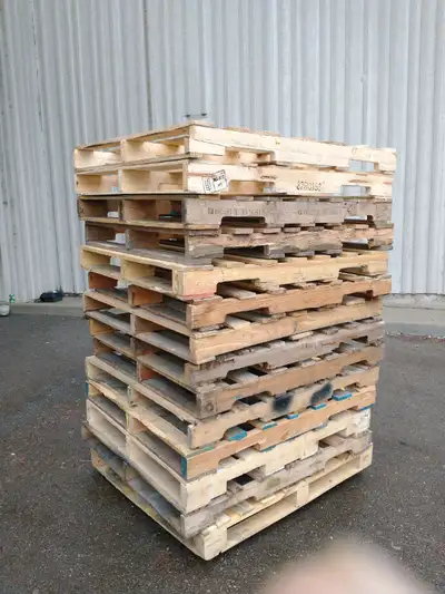 Wooden Pallets Wood Skids 40x48 Cheap Rate Same Day GTA Delivery, View more