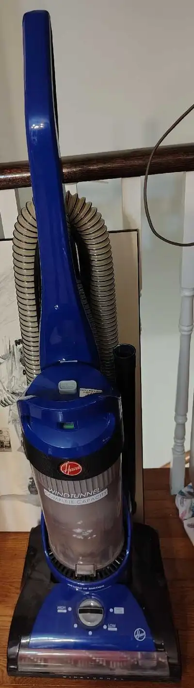 This powerful vacuum features adjustable has eight settings for various floor types, from low carpet...