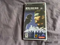 PSP Metal Gear Solid Portable Ops Plus Case Only