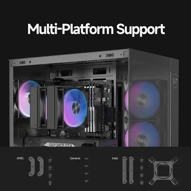 Delta A62 ARGB CPU Cooler in System Components in City of Montréal - Image 7